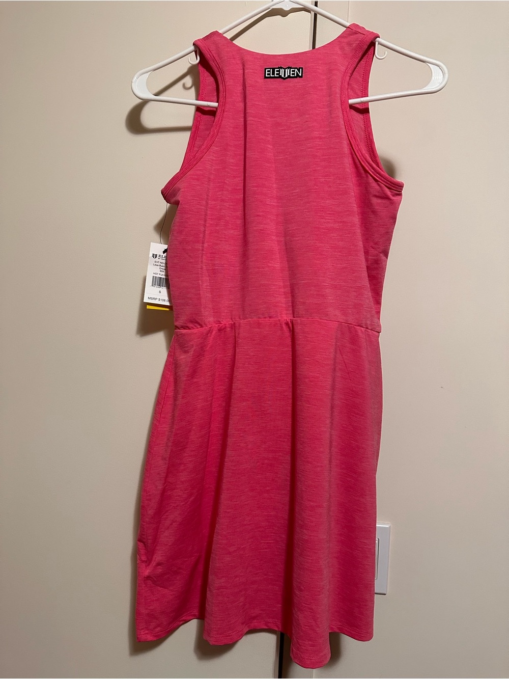 ELEVEN Pink Racerback Tennis Dress